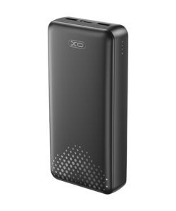 Power Bank 20.000 mAh με 3 θύρες USB (2x USB-A, 1x USB-C), σε μαύρο χρώμα - XO PB313 BLACK COLOR