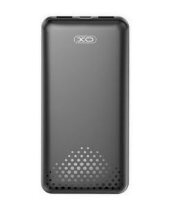 Power Bank 10.000 mAh με 3 θύρες USB (2x USB-A, 1x USB-C), σε μαύρο χρώμα - XO PB312 BLACK COLOR