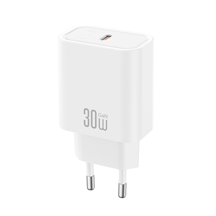 Universal φορτιστής USB-C, PD30W σε λευκό χρώμα - XO CE41