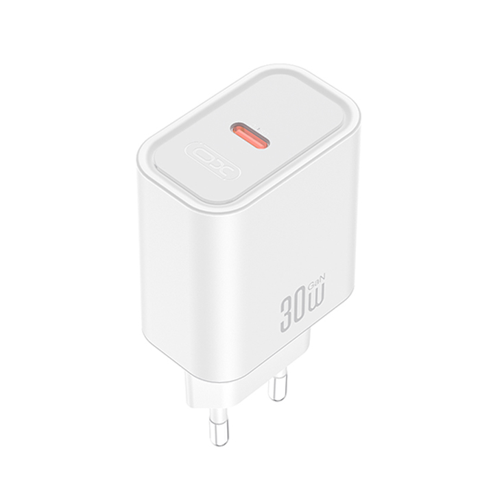 Universal φορτιστής USB-C, PD30W σε λευκό χρώμα - XO CE41 - Image 4