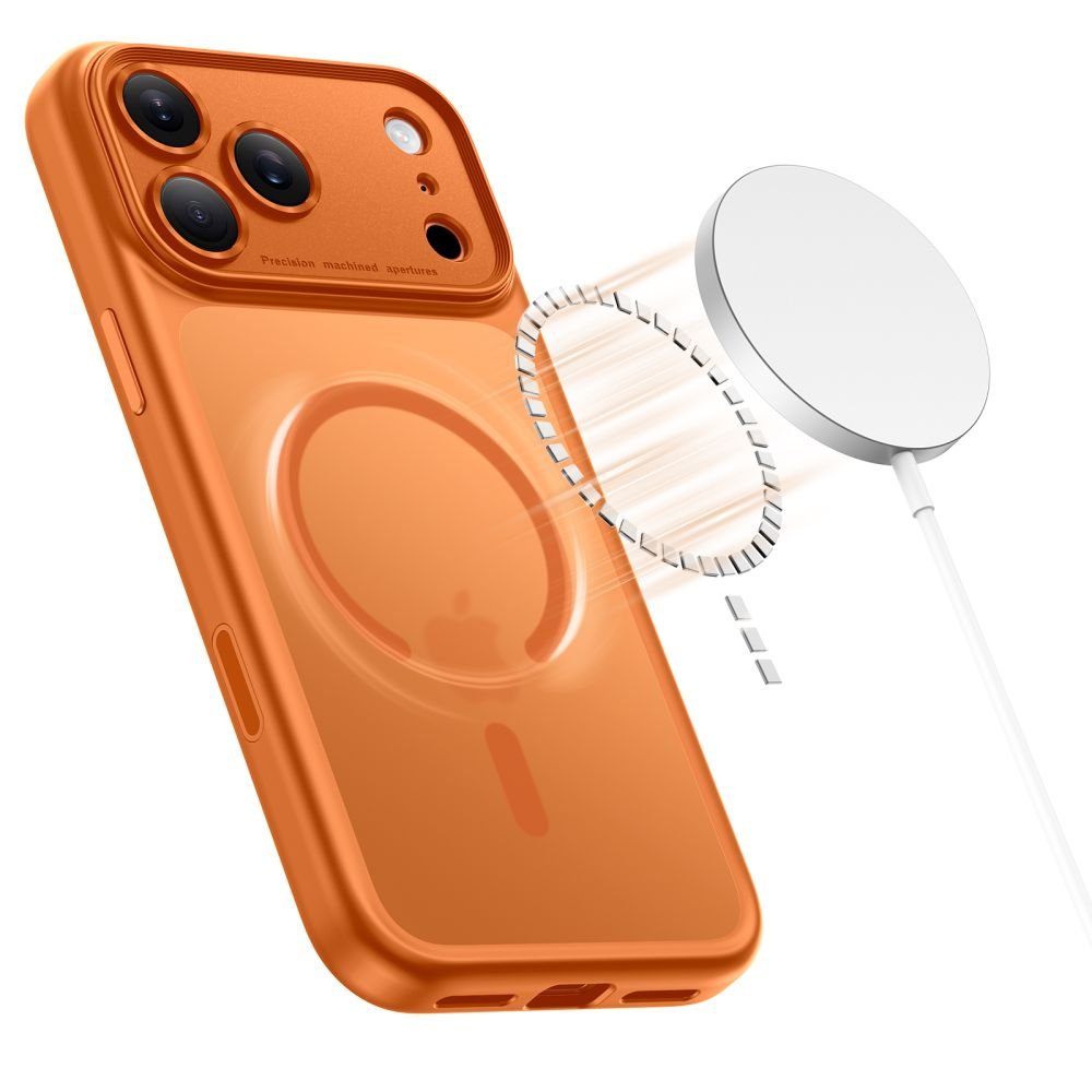 TECH-PROTECT MAGPEAK MAGSAFE CC IPHONE 17 PRO MAX MATTE COSMIC ORANGE - Image 7