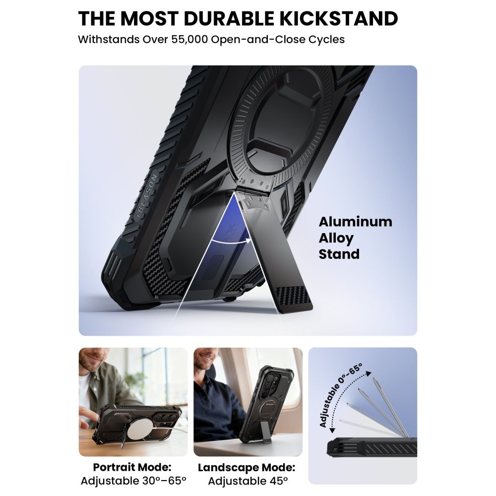 Supcase IBLSN Armorbox Clip Mag MagSafe Samsung Galaxy S26 Ultra Black - Image 5