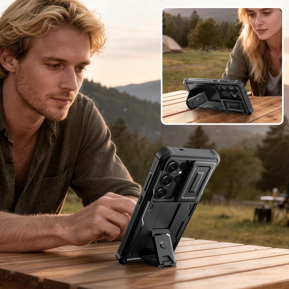 Θήκη TECH-PROTECT KEVLAR CAM+ 2-SET Galaxy S26 Ultra μαύρο (5906302352418) - Image 5