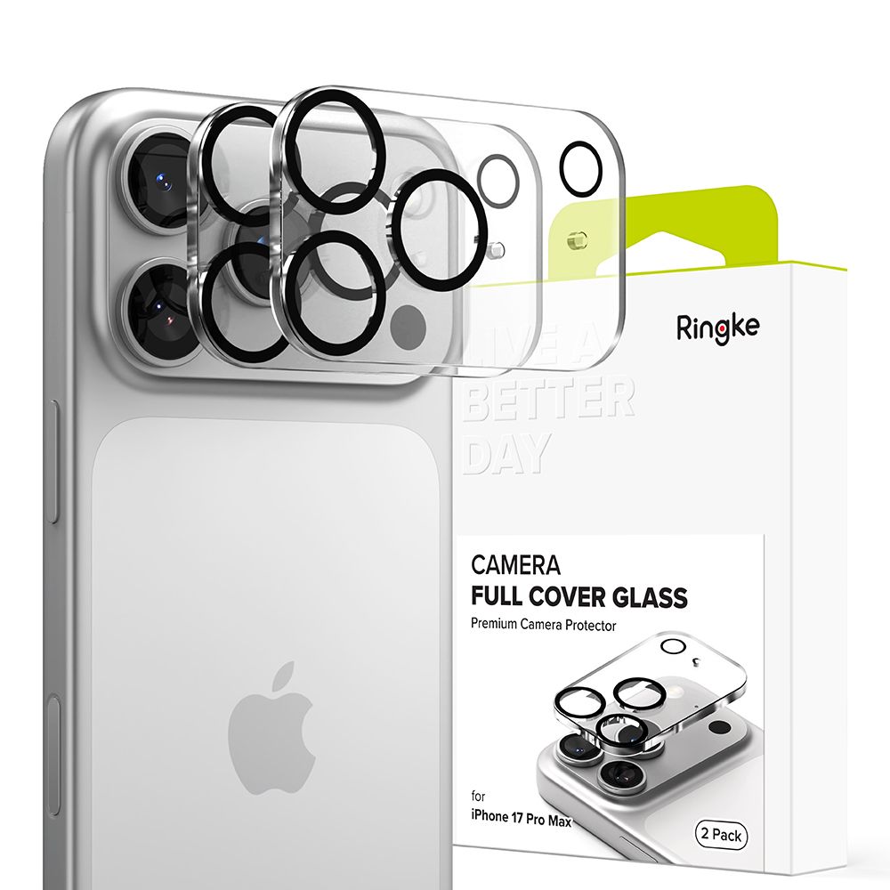 RINGKE CAMERA FULL COVER 2-PACK IPHONE 17 PRO MAX ΜΑΥΡΟ (8800328812345)