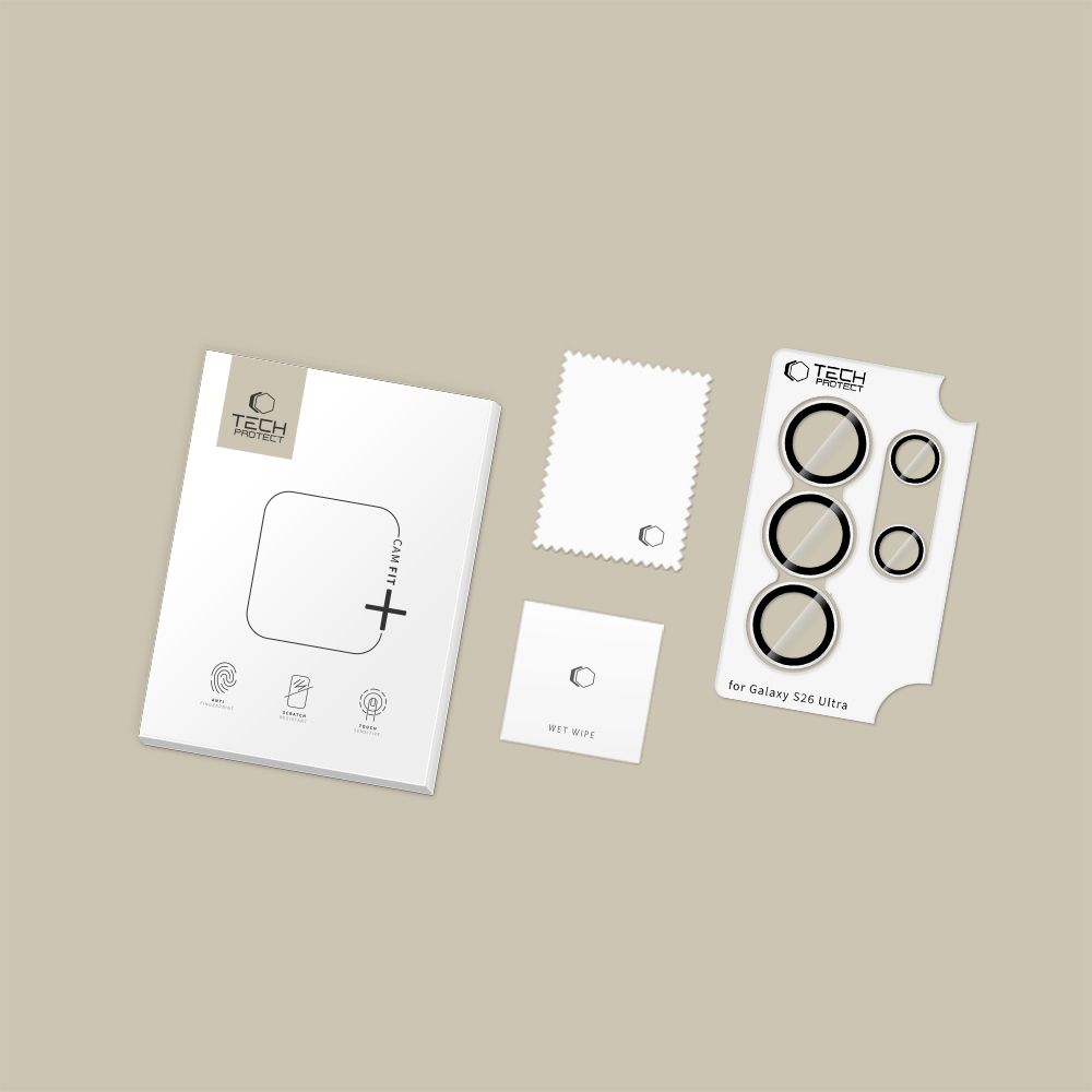 Tech-protect Camring Fit Plus Tempered Glass Camera Protection Galaxy S26 Ultra Transparent - Image 2