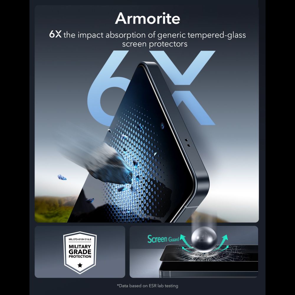 ESR ULTRAFIT ARMORITE TEMPERED GLASS GALAXY S26 ULTRA PRIVACY - Image 6