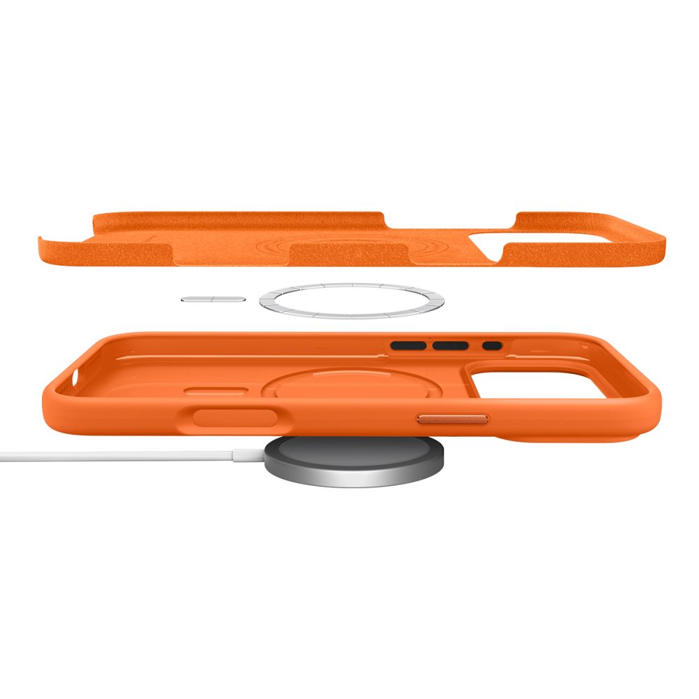 Spigen Silicone Fit MagSafe, cosmic orange - iPhone 17 Pro (ACS11379) - Image 4