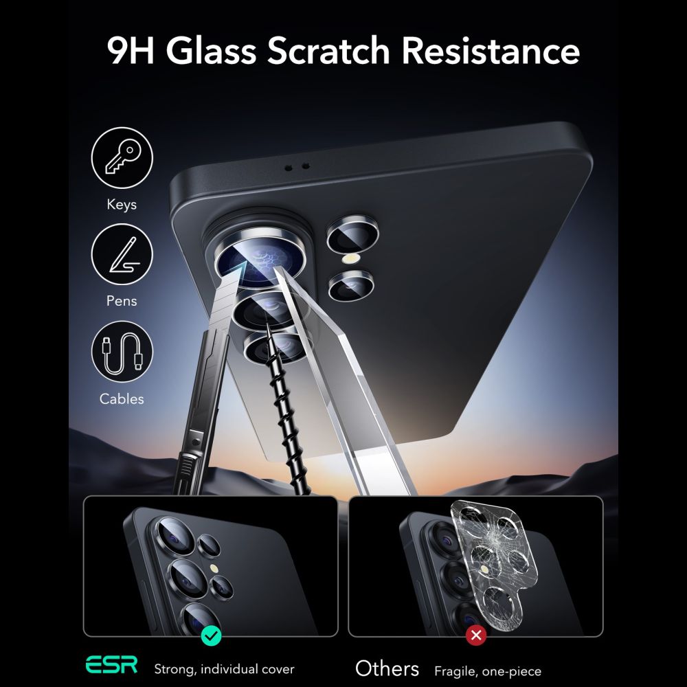 SAMSUNG GALAXY S26 ULTRA ESR ARMORITE CAMERA PROTECTOR - CLEAR - Image 4