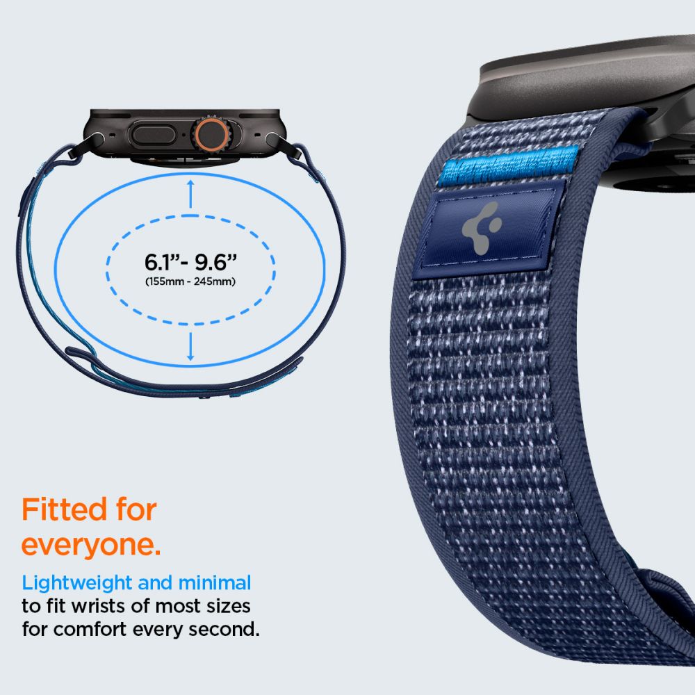 SPIGEN ATHLEX AIR 2 APPLE WATCH 8 / 9 / 10 / 11 / SE / ULTRA (44 / 45 / 46 / 49 MM) ACTIVE NAVY BLUE AMP10608 - Image 4