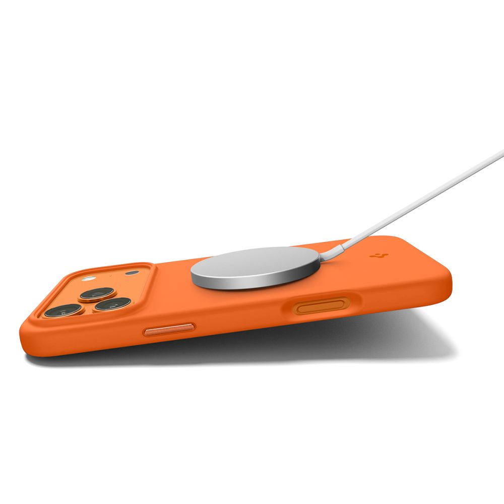 Spigen Silicone Fit MagSafe, cosmic orange - iPhone 17 Pro (ACS11379) - Image 5