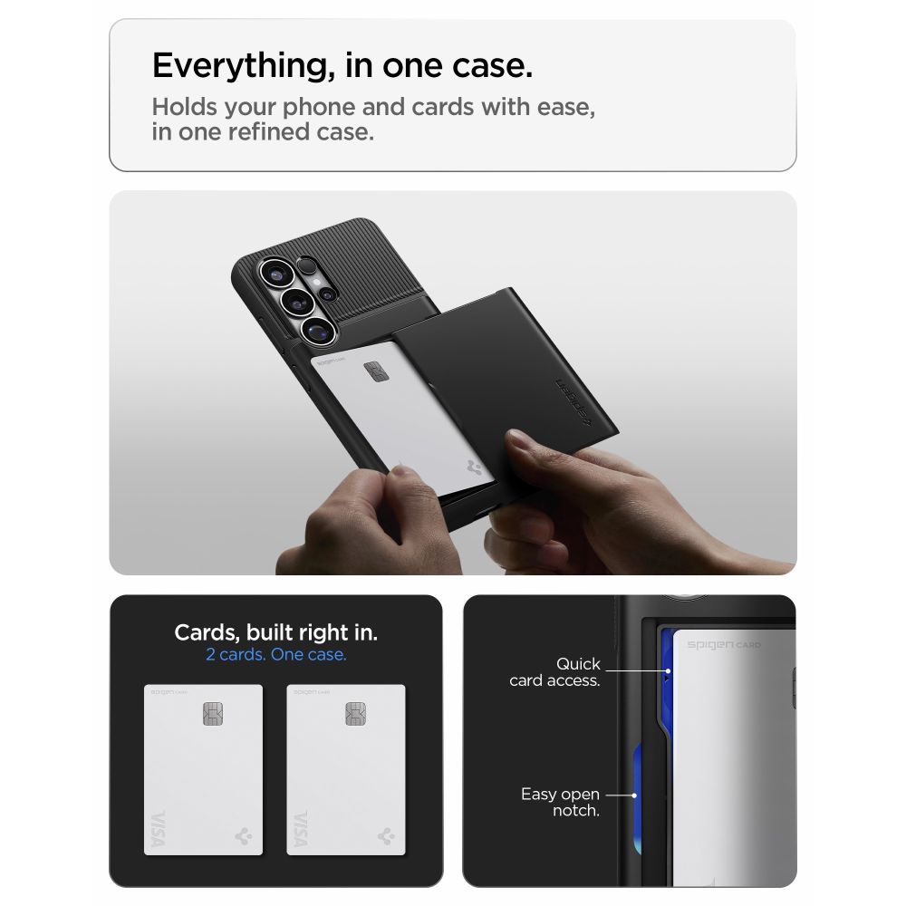 SPIGEN SLIM ARMOR CS GALAXY S26 ULTRA BLACK (ACS11036) - Image 3