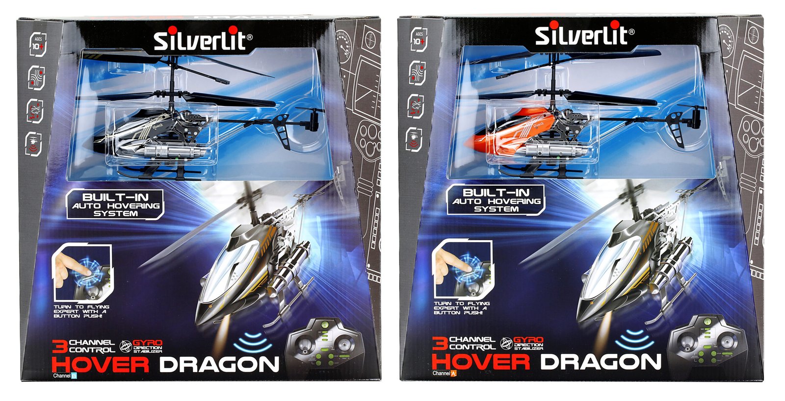 Silverlit Τηλεκατευθυνόμενο Ελικόπτερο I/R Hover Dragon Για 10+ Ετών