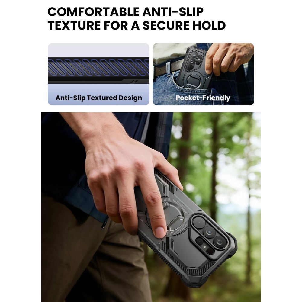 Supcase IBLSN Armorbox Clip Mag MagSafe Samsung Galaxy S26 Ultra Black - Image 2