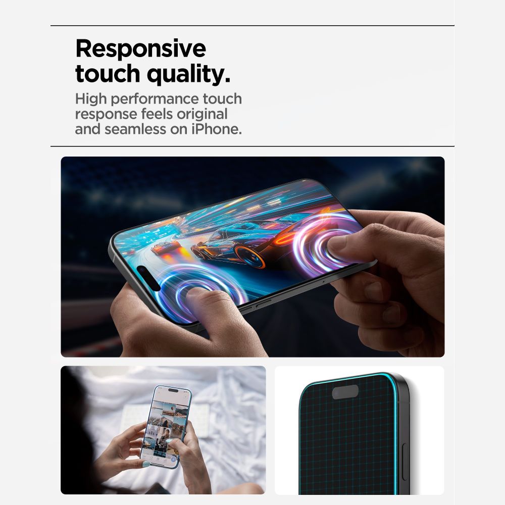 SPIGEN ALM GLAS.TR SLIM 3-PACK IPHONE 17 PRO MAX ΔΙΑΦΑΝO (AGL10099) - Image 6