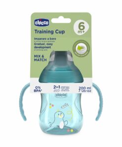 Chicco Κύπελλο Εκπαιδευτικό Natural Bεραμάν Για 6+ Μηνών