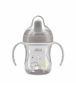 Chicco Κύπελλο Εκπαιδευτικό Γκρί Για 6+ Μηνών