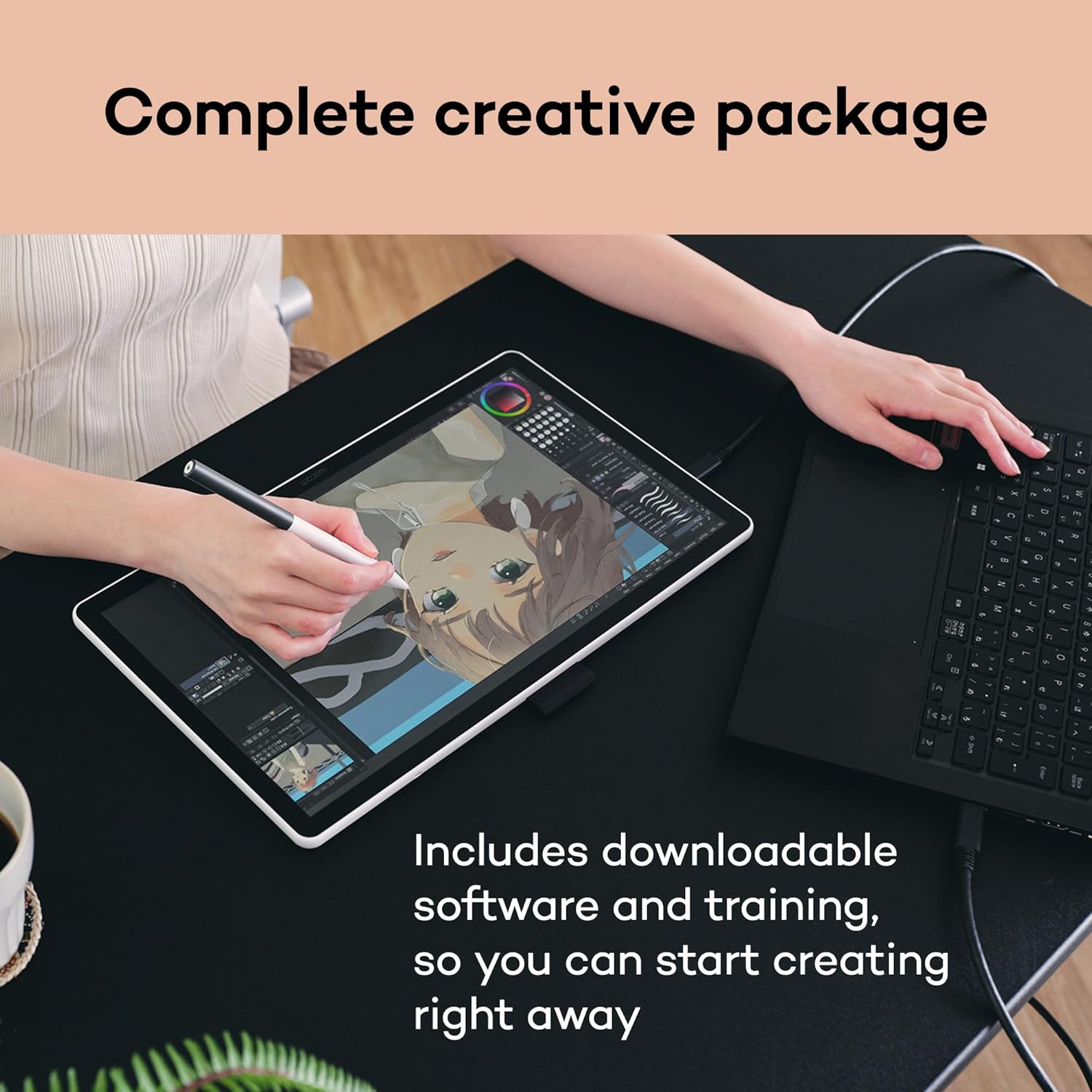 WACOM ONE PEN DISPLAY 14.0" (DTC141W0 ) - Image 5