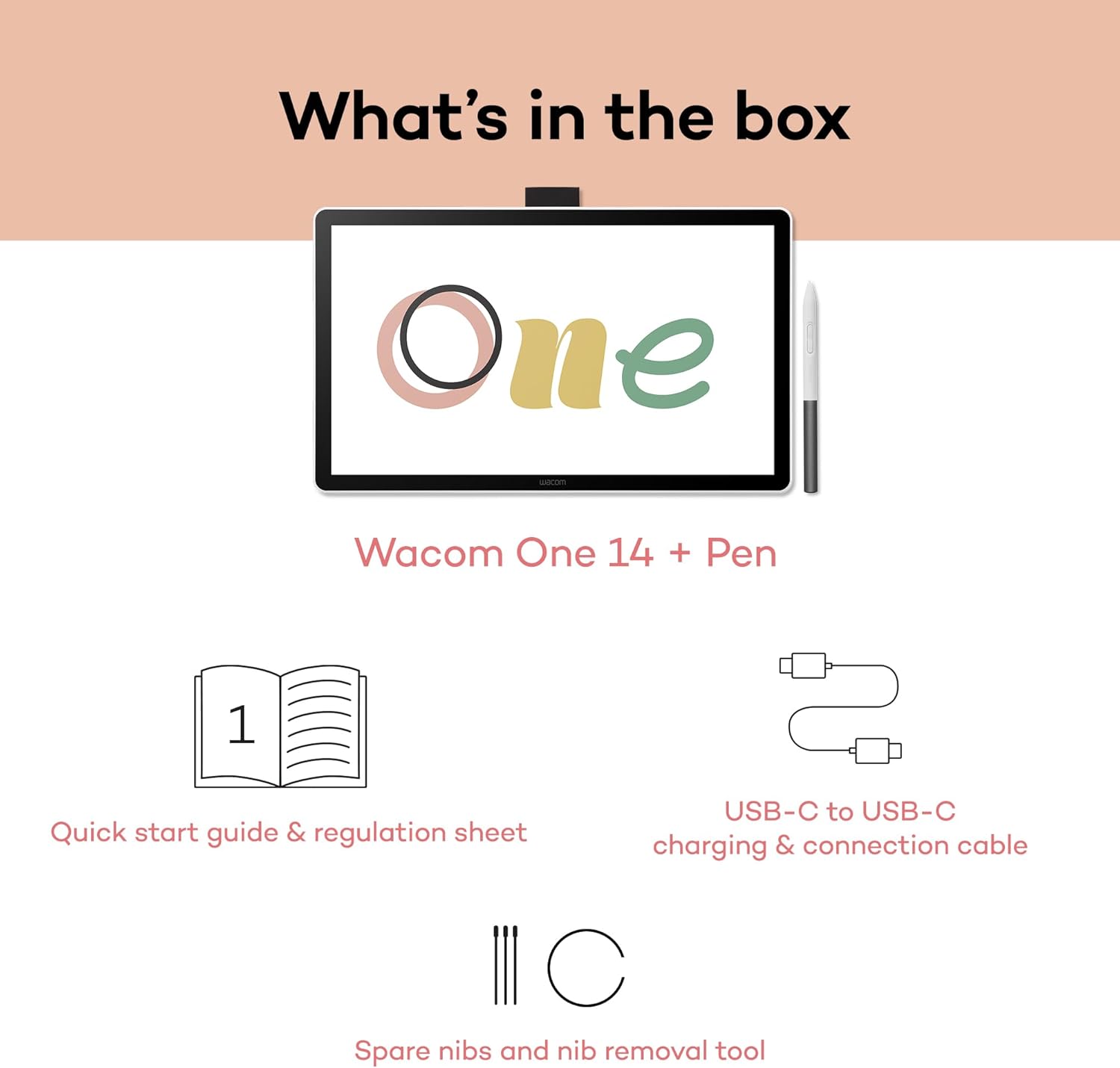 WACOM ONE PEN DISPLAY 14.0" (DTC141W0 ) - Image 6