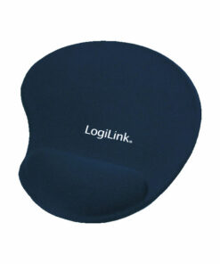 Mousepad GEL LogiLink ID0027, με Στήριγμα Καρπού Μπλέ