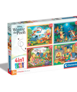 Clementoni Παζλ 4 σε 1 Super Color Disney Winnie The Pooh