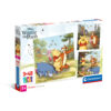 Clementoni Παζλ Super Color Winnie The Pooh 3x48 τμχ