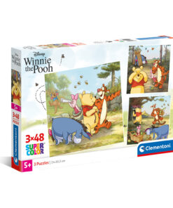 Clementoni Παζλ Super Color Winnie The Pooh 3x48 τμχ