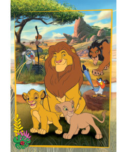Clementoni Παζλ Maxi Super Color Lion King Disney Classics 60 τμχ
