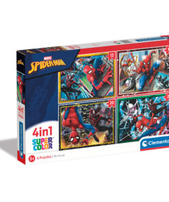 Clementoni Παιδικό Παζλ 4 in 1 Supercolor Marvel Spiderman 12-16-20-24 τμχ