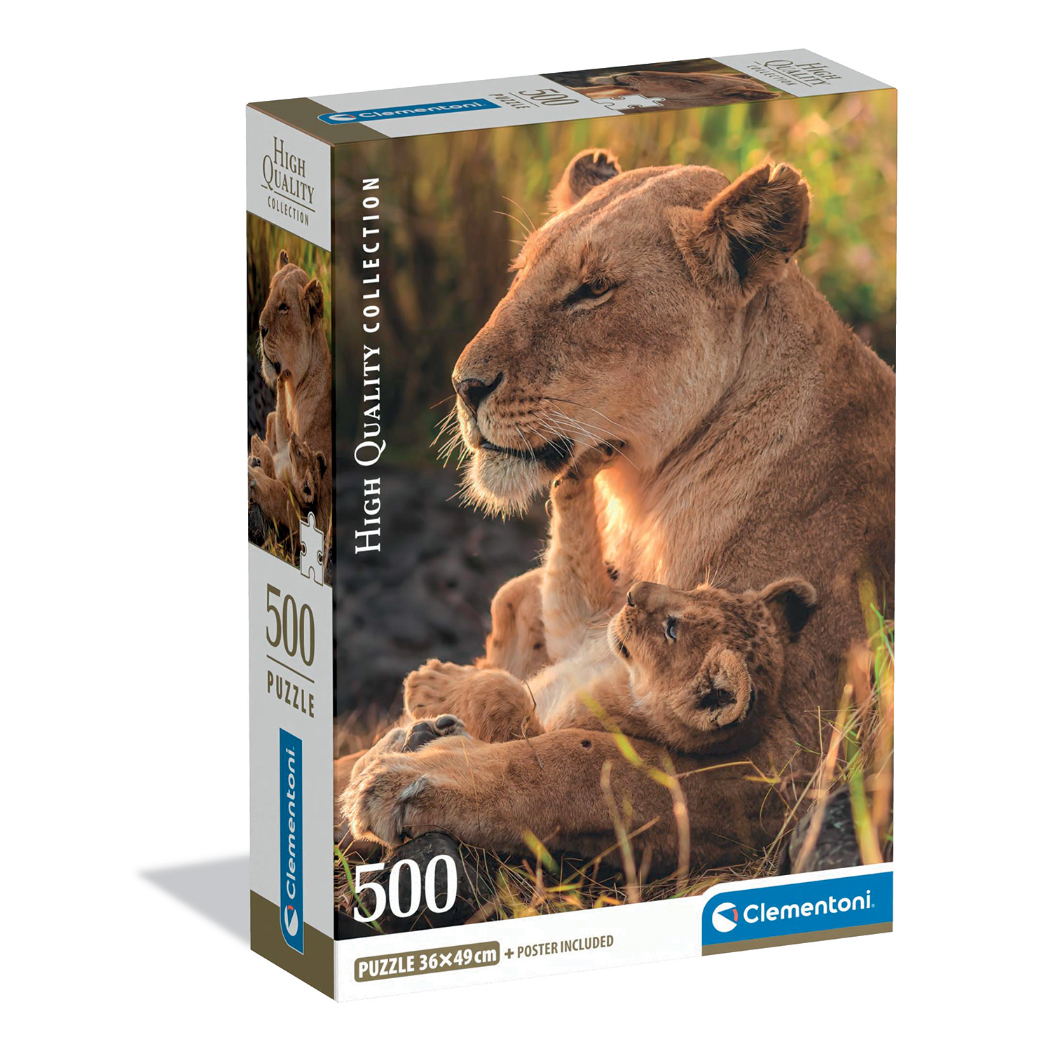 Clementoni Παζλ Η.Q Feline Love Βασιλική Αγάπη Compact Box 500 τμχ - Image 4