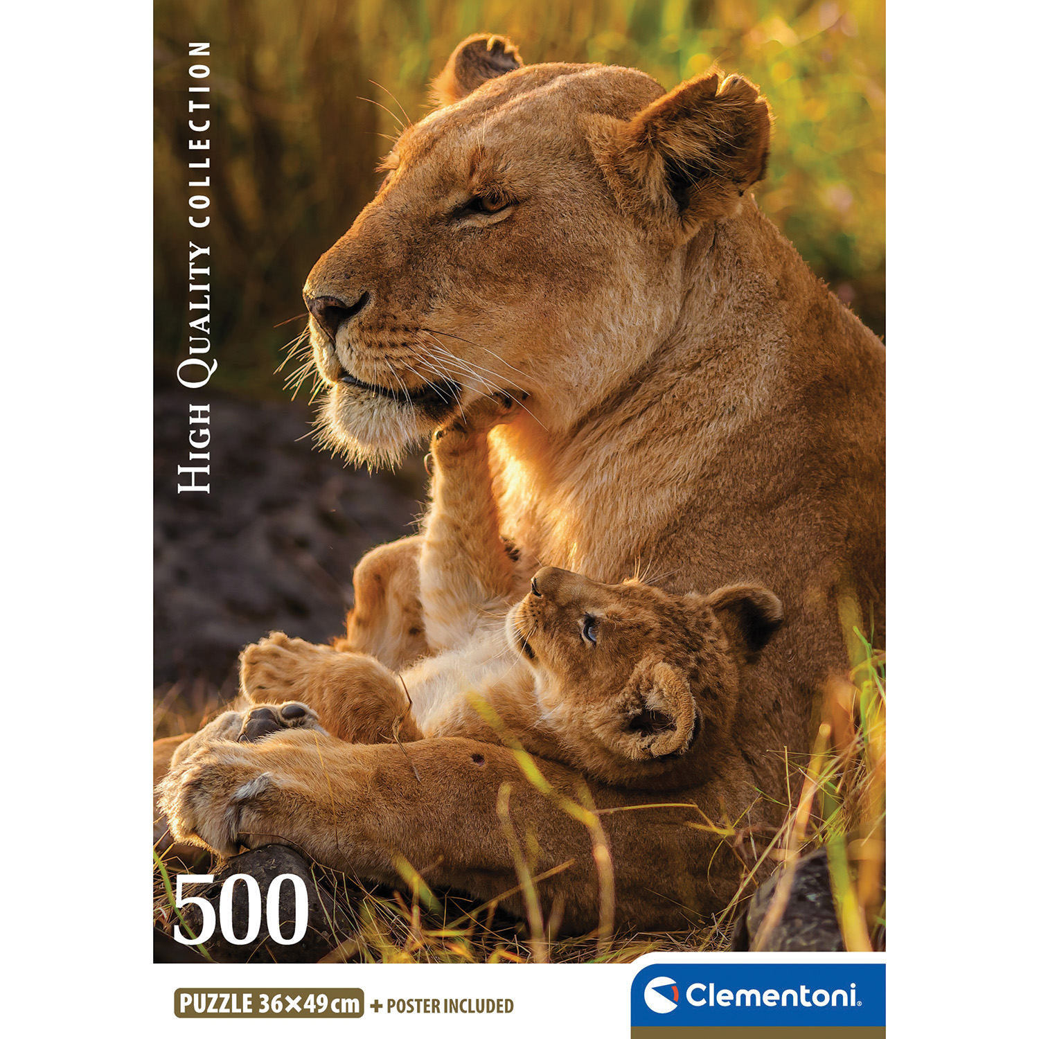 Clementoni Παζλ Η.Q Feline Love Βασιλική Αγάπη Compact Box 500 τμχ