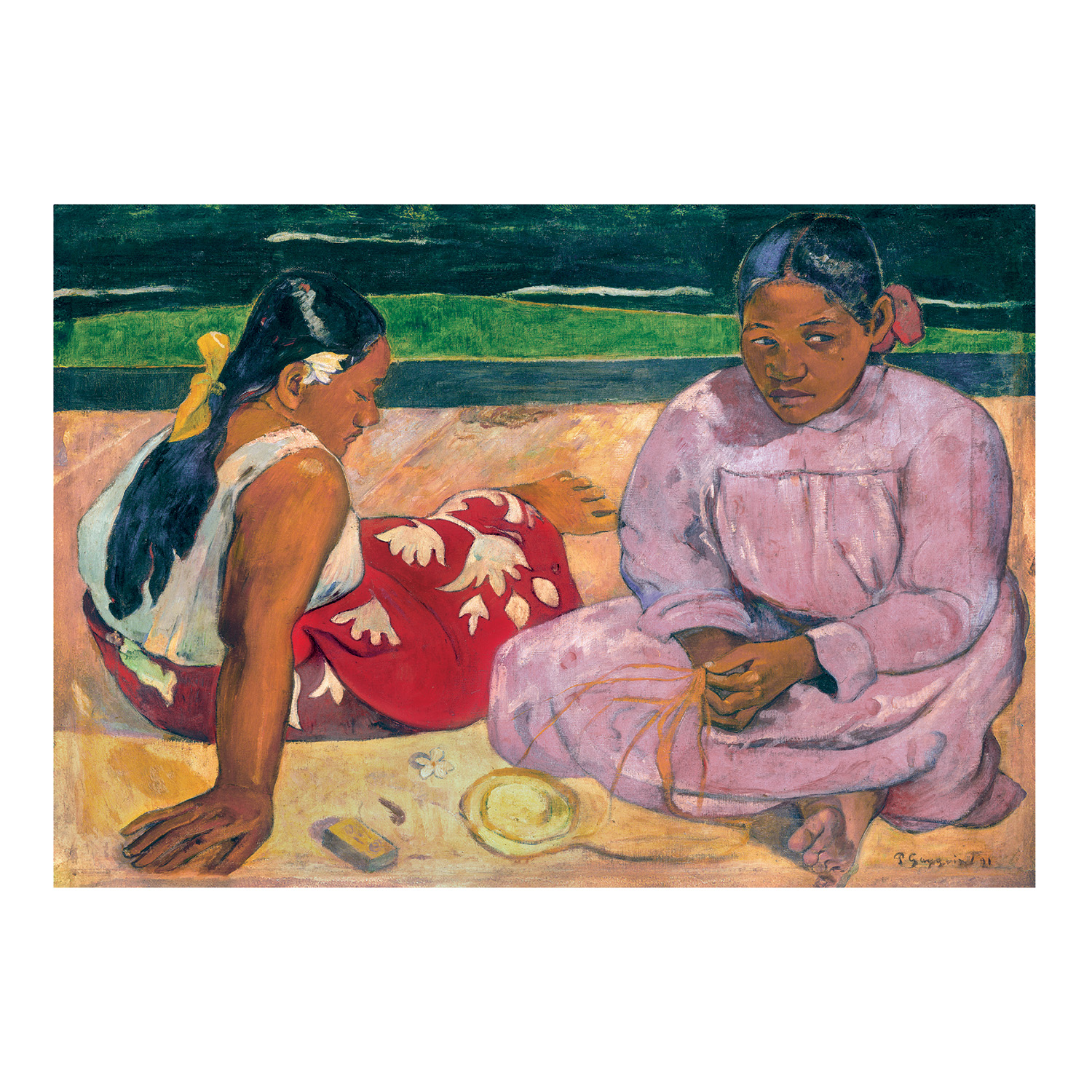 Clementoni Παζλ Museum Collection Paul Gauguin: Γυναίκες στην Ταϊτή 1000 τμχ - Compact Box - Image 2