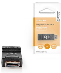 Αντάπτορας DisplayPort αρσ. σε HDMI θηλ. - NEDIS CCGB37915BK