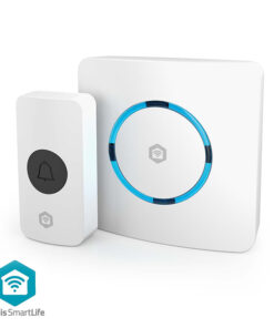 Ασύρματο plug-in smart εσωτερικό κουδούνι με σειρήνα, σε λευκό χρώμα. - NEDIS WIFIDB11CWT