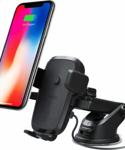 iOttie Easy One Touch 4 Wireless Fast Charging Dash & Windshield Mount - Βάση στήριξης Smartphone χρώμα μαύρο (HLCRIO134)