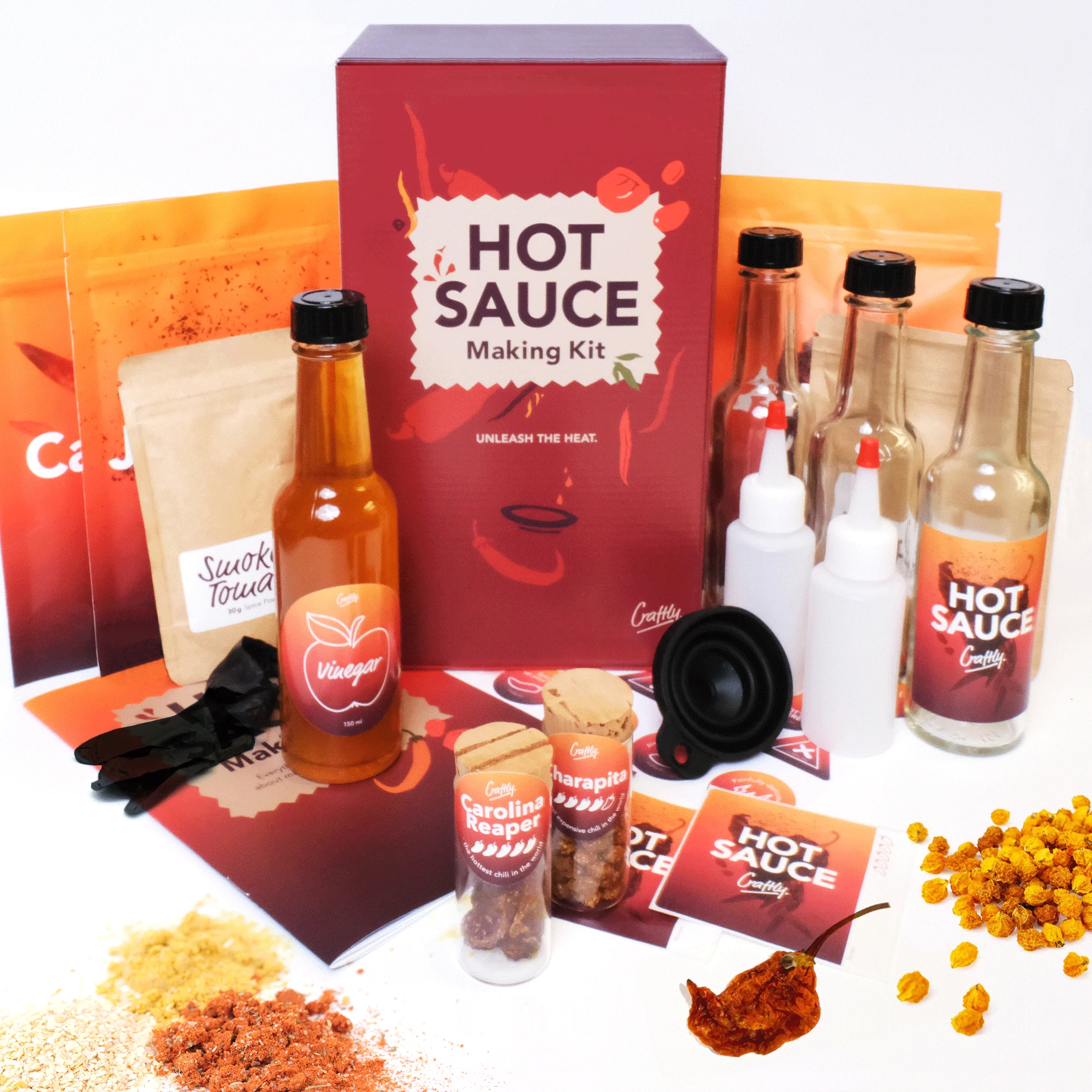 Craftly – Hot Sauce Making Kit – Σετ Παρασκευής Καυτερής Σάλτσας
