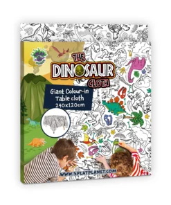 Splat Planet Γιγάντιο Τραπεζομάντηλο Ζωγραφικής “Dinosaur” 240x120cm