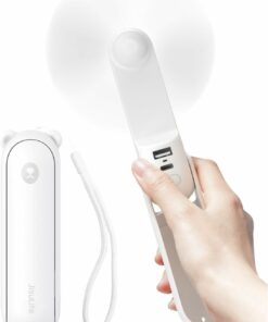 JISULIFE (FHL08POWH) HANDHELD FAN 8 PLUS (4500MAH)  WHITE