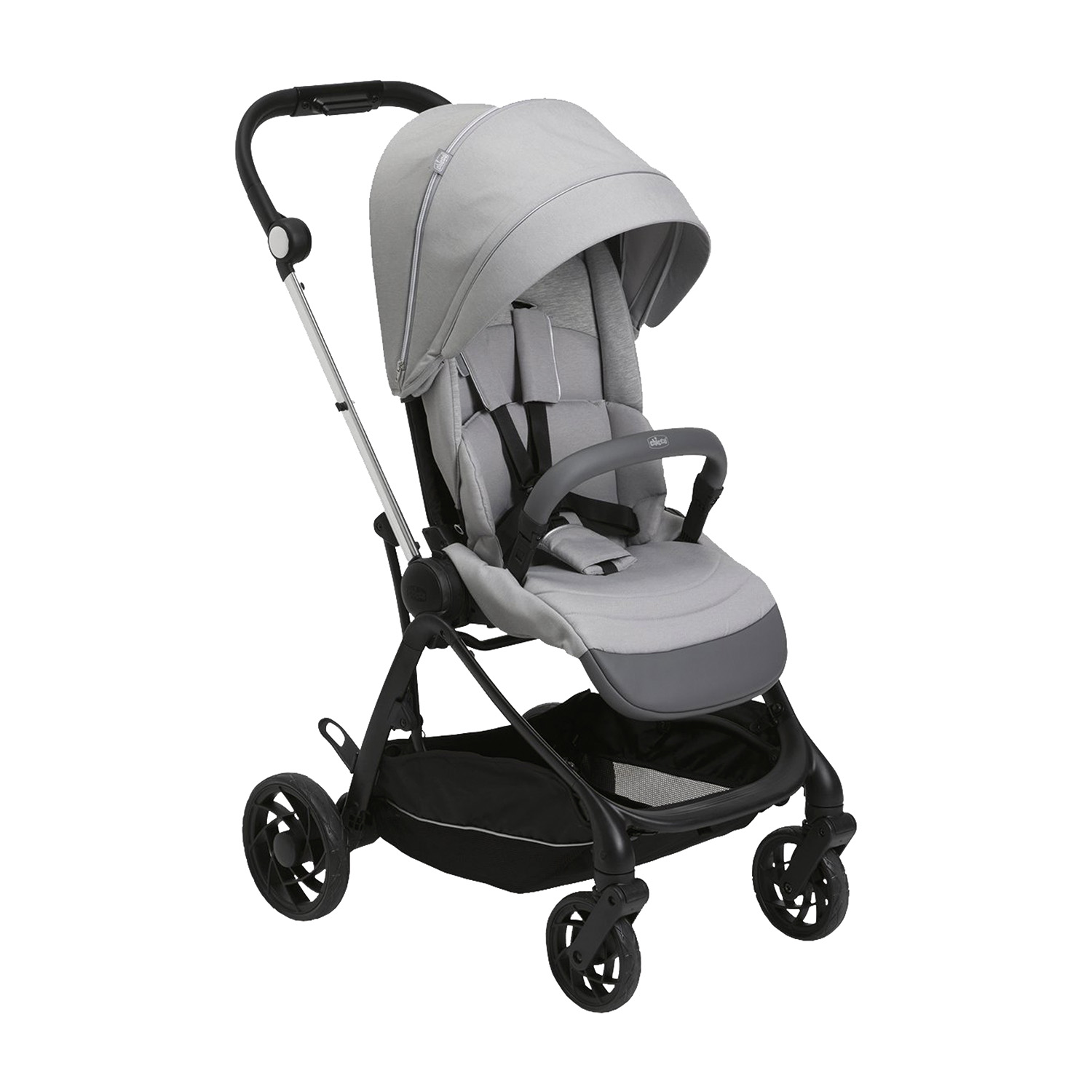 Chicco Καρότσι Μωρού One4Ever Lounge Sparkle Grey για Παιδί έως 22kg