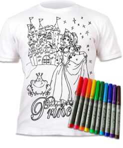 Splat Planet Πλενόμενο T-Shirt Ζωγραφικής "Princess" με Μαρκαδόρους (5-6 Ετών)