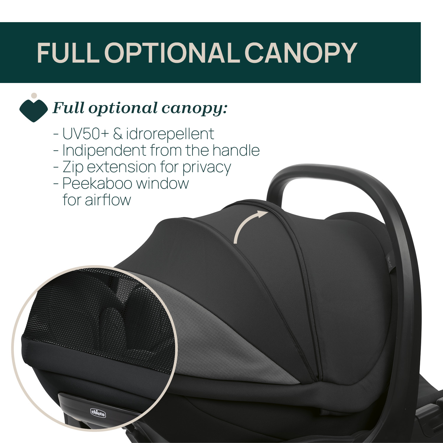 Chicco Καθισματάκι Αυτοκινήτου First-Seat Recline i-Size για Παιδί 40-87 cm Black Satin - Image 4