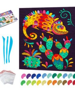 Splat Planet Σετ "Ζωγραφικής" με Πηλό "Fiesta Fiesta" σε Καμβά 30x30cm