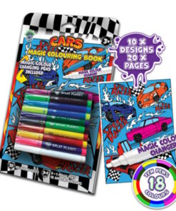 Splat Planet Cars Magic Colouring Book – Μαγικό Βιβλίο Ζωγραφικής με Αυτοκίνητα