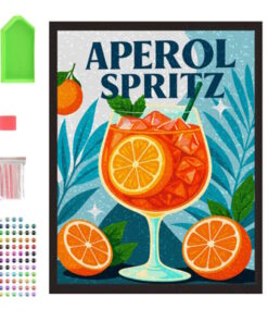 Splat Planet Σετ Diamond Painting "Aperol Spritz" σε Καμβά με Τελάρο 30x40cm