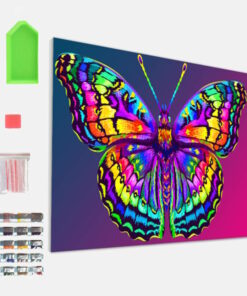 Splat Planet Σετ Diamond Painting "Butterfly" σε Καμβά με Τελάρο 30x40cm