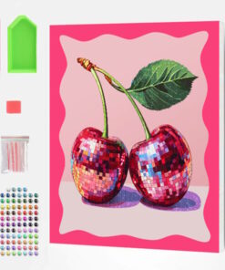 Splat Planet Σετ Diamond Painting "Cherry Pop" σε Καμβά με Τελάρο 30x40cm