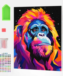 Splat Planet Σετ Diamond Painting "Orangutan" σε Καμβά με Τελάρο 30x40cm