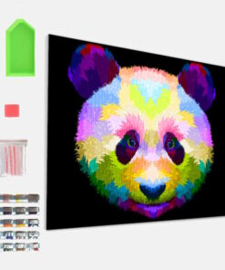 Splat Planet Σετ Diamond Painting "Panda" σε Καμβά με Τελάρο 30x40cm