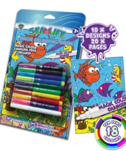 Splat Planet Sea Life Magic Colouring Book – Μαγικό Βιβλίο Ζωγραφικής με Πλάσματα του Βυθού