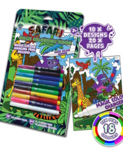 Splat Planet Safari Magic Colouring Book – Μαγικό Βιβλίο Ζωγραφικής με Άγρια Ζώα