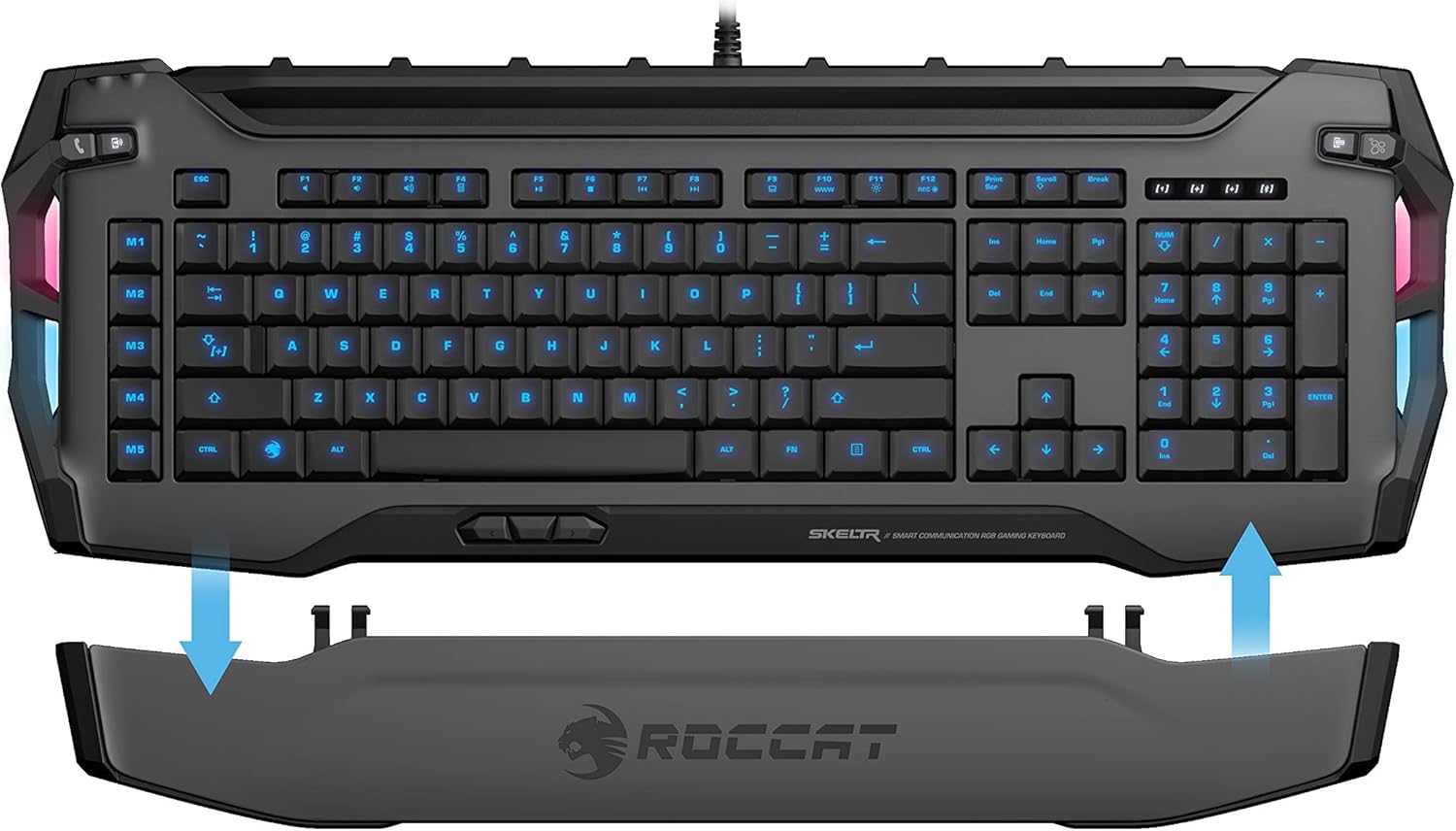 ROCCAT (ROC-12-231-GY) SKELTR GREY, GAMING KEYBOARD - Image 3